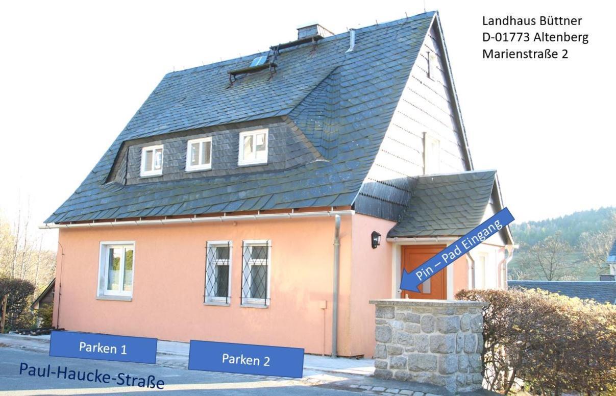 Landhaus Buettner Altenberg  Exterior foto